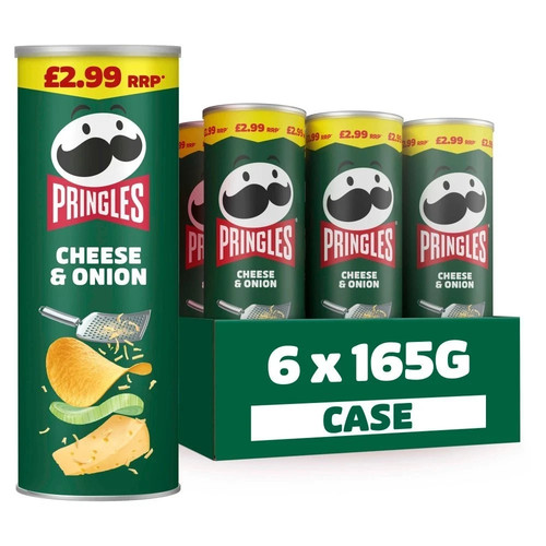 Pringles cheese and onion - pringles,