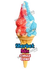 Ice cream van sticker Sherbet