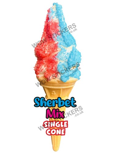 Ice cream van sticker - , sherbet