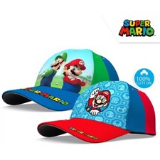Boys Girls Kids Super Mario