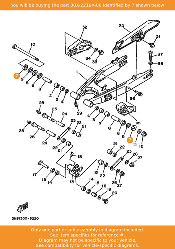 Yamaha cover 30x 2219x oem - yamaha, cover,