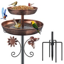 Metal Bird Bath for Garden