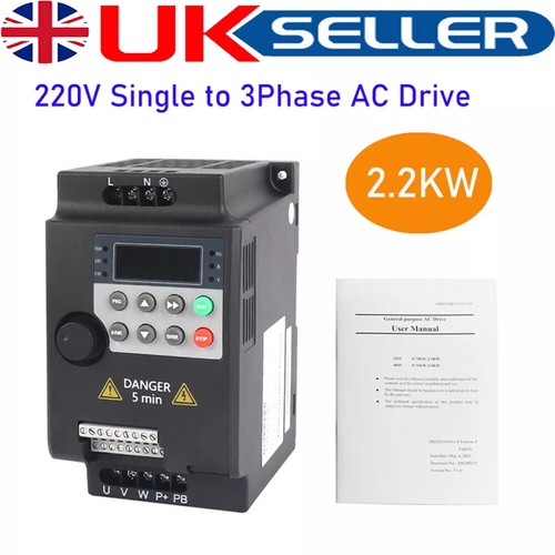 2kw 3hp 220v variable - 2.2kw,