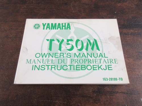 Yamaha ty50m 1975 - 1975, owner's