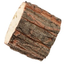  Rustic Flower Pot Waterproof Bucket Natural Wood Planter Round Wooden