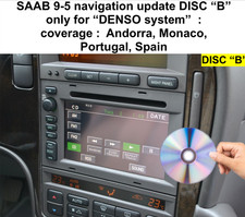 Saab 9-5 Sat Nav DVD Map