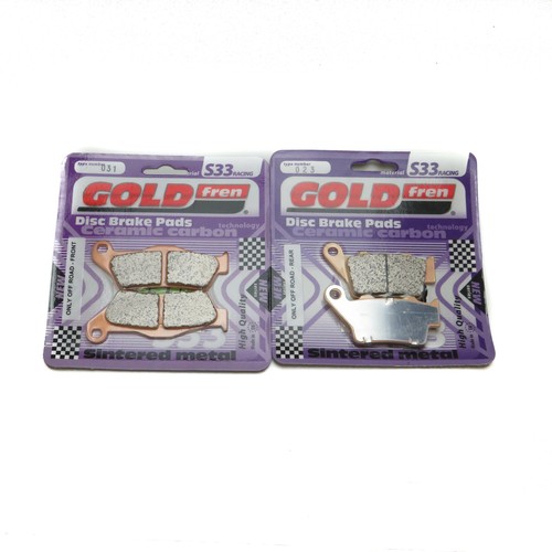 Goldfren s33 brake pads front - goldfren,