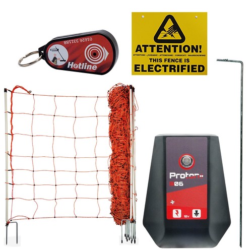 Electric fence net kit 50m - fence,