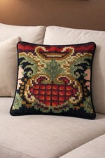 Handwoven Kilim Floral Pillow