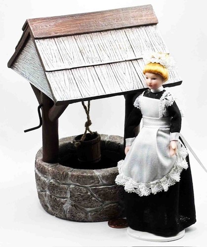 Dolls house garden water - dolls,