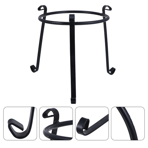 Wrought iron planter - planter, stand