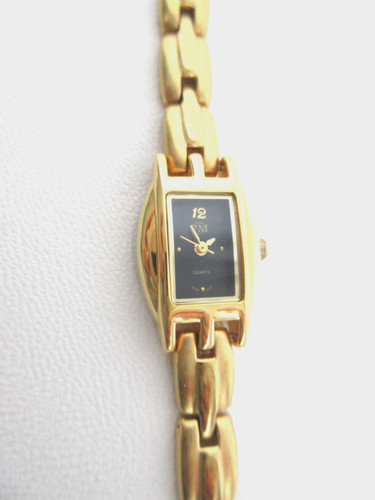 Watch ladies brushed - ladies, gold