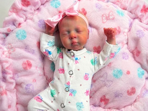 Reborn baby doll micro - doll, 12"
