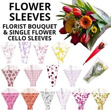 Florist Bouquet Flower Sleeves - Gift Wrap | Cellophane Bag | Packing Cover