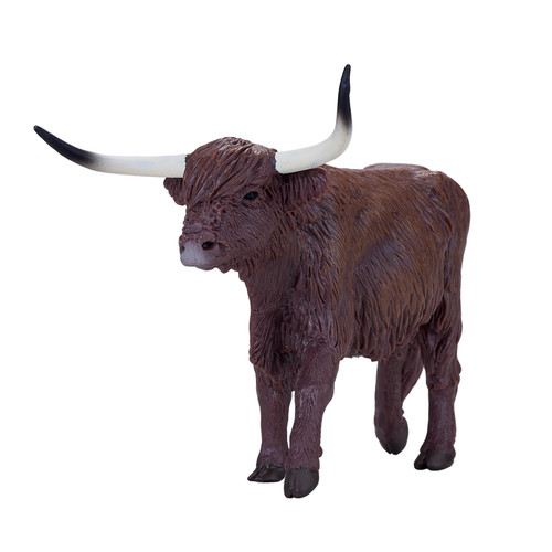 Highland cow farm animals toys - cow,