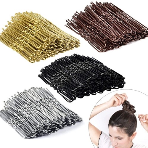 Waved hair pins 50pcs - 50pcs, bobby
