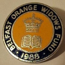 City Of Belfast Orange Widows