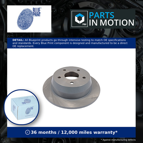 Brake discs pair solid - brake,
