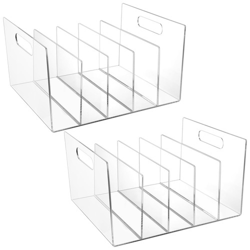 Pcs acrylic file organizer - acrylic,