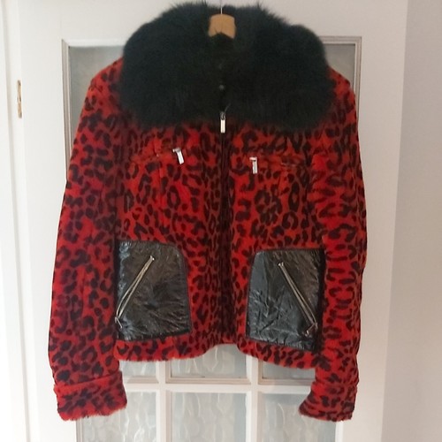 Karen millen shearling leopard - shearling,