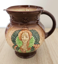 VERY RARE ROYAL DOULTON KINGSWARE QUEEN ELIZABETH I D5717 1930s PERFECT