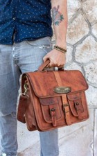 Leather Messenger Men Shoulder