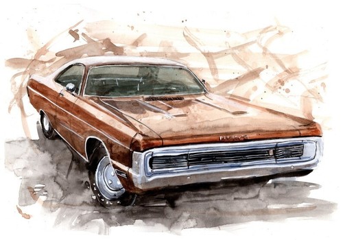 Original 8x12 watercolour