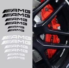 6x AMG Brake Caliper Sticker Decal Heat Resistant - Various Models