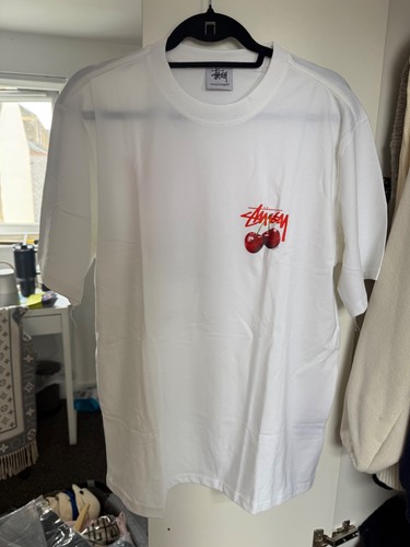 White stussy top - stussy,