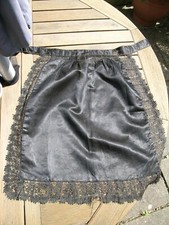 Antique Victorian black silk