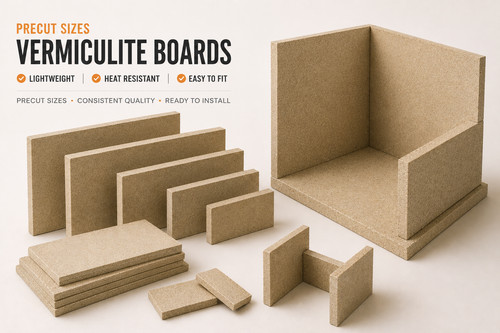 Vermiculite board fire - fire, brick