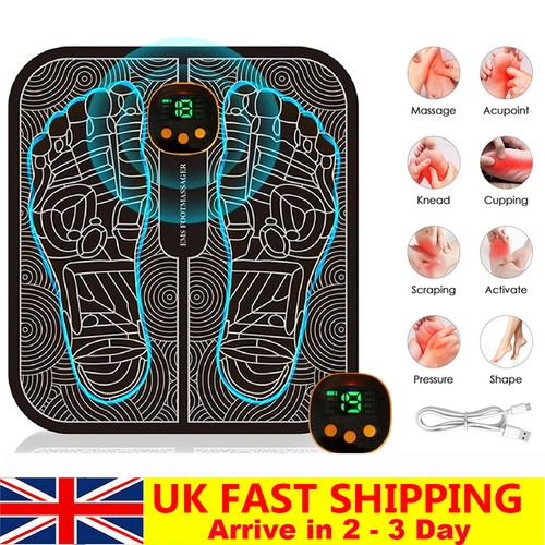Portable ems foot massager mat - foot,