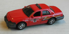 Matchbox 2006 Ford Crown Victoria Red Fire Chief Fire Engine Mattel MBX US Car '06