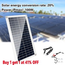 100W 12V Solar Panel Trickle