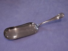 Antique Silver Plate Crumb Table Scoop dish with handle 13cm X 8cm