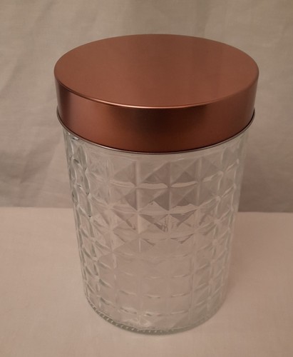 Glass jar with screw - , top