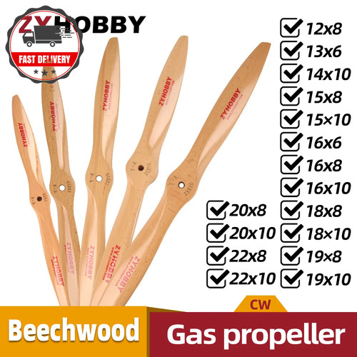Wooden airplane propeller - rc,