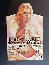 Rod Stewart Ticket 1978
