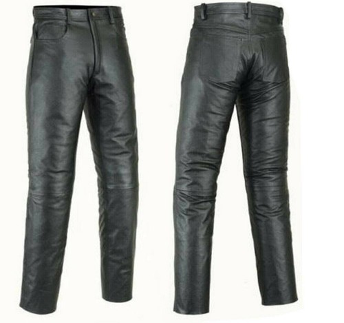 Mens black leather - black,