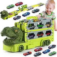 Toy Truck Carrier & 6 Mini