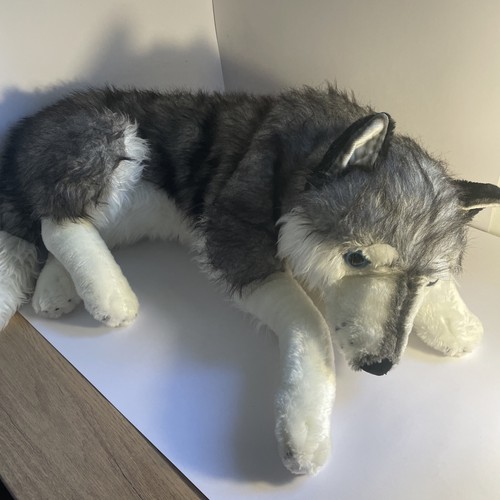 Large smyths toys wolf husky - smyths,