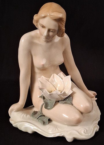 Nude lady water lily lotus - lily,