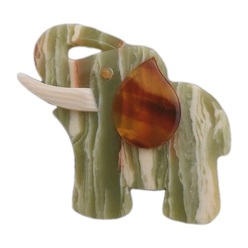 Lea stein genuine brooch - ,