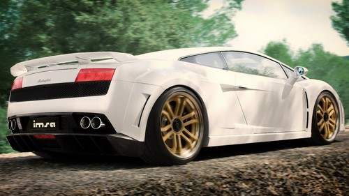 Car lamborghini white - car,