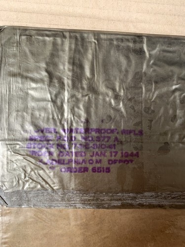 Ww2 waterproof rifle bag 1944 - rifle,