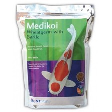 NT LABS MEDIKOI Wheatgerm with Garlic KOI FOOD PELLET 700g, 1.75kg, 3kg 5kg 10kg