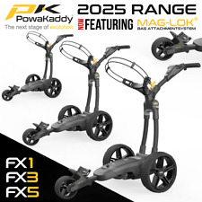 POWAKADDY 2025 FX SERIES ELECTRIC GOLF TROLLEYS FX1, FX3, FX5 +FREE TRAVEL COVER