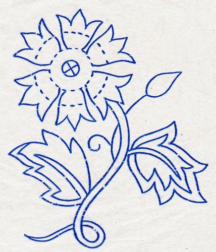 Vintage embroidery transfer - embroidery,