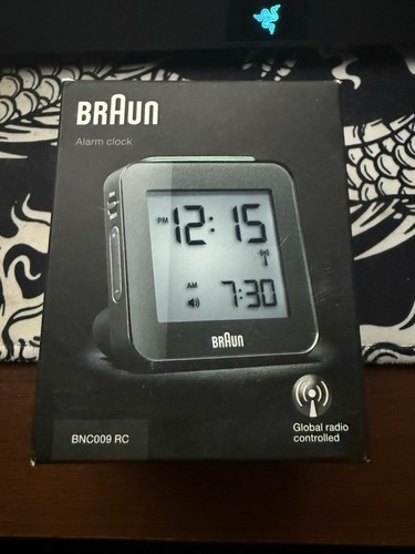 Braun digital alarm clock with - digital,