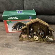 Christmas Nativity Scene Snow